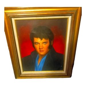 Rare 1 of 18 Elvis Presley portrait by Lawrence Williams
